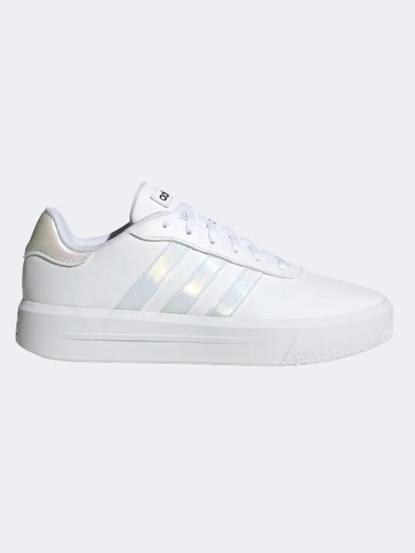 Adidas Court Platform Women Sportswear Shoes Cloud White