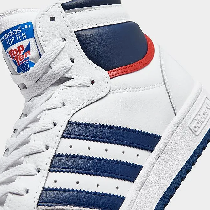 Adidas Originals TOP TEN RB  MEN’S-WHITE NAVY RED