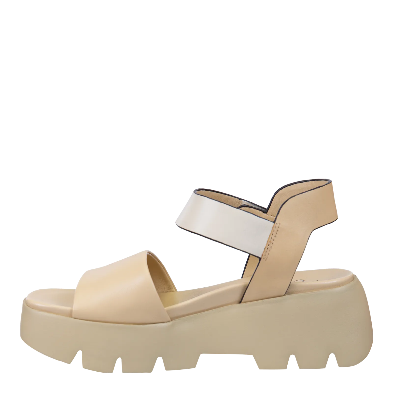 ALLOY in BEIGE Platform Sandals