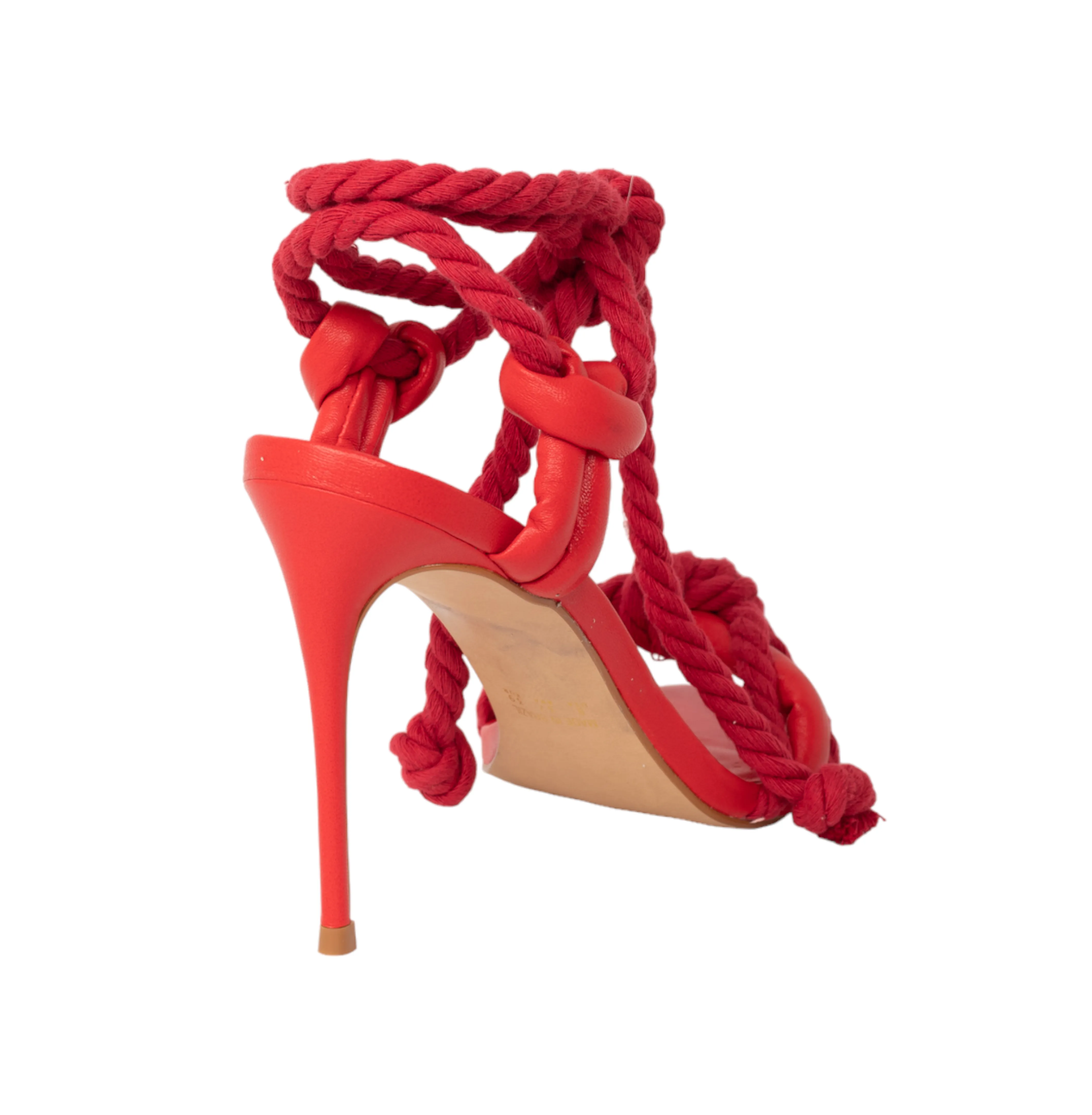 Arenisca High Heel Sandals - Red