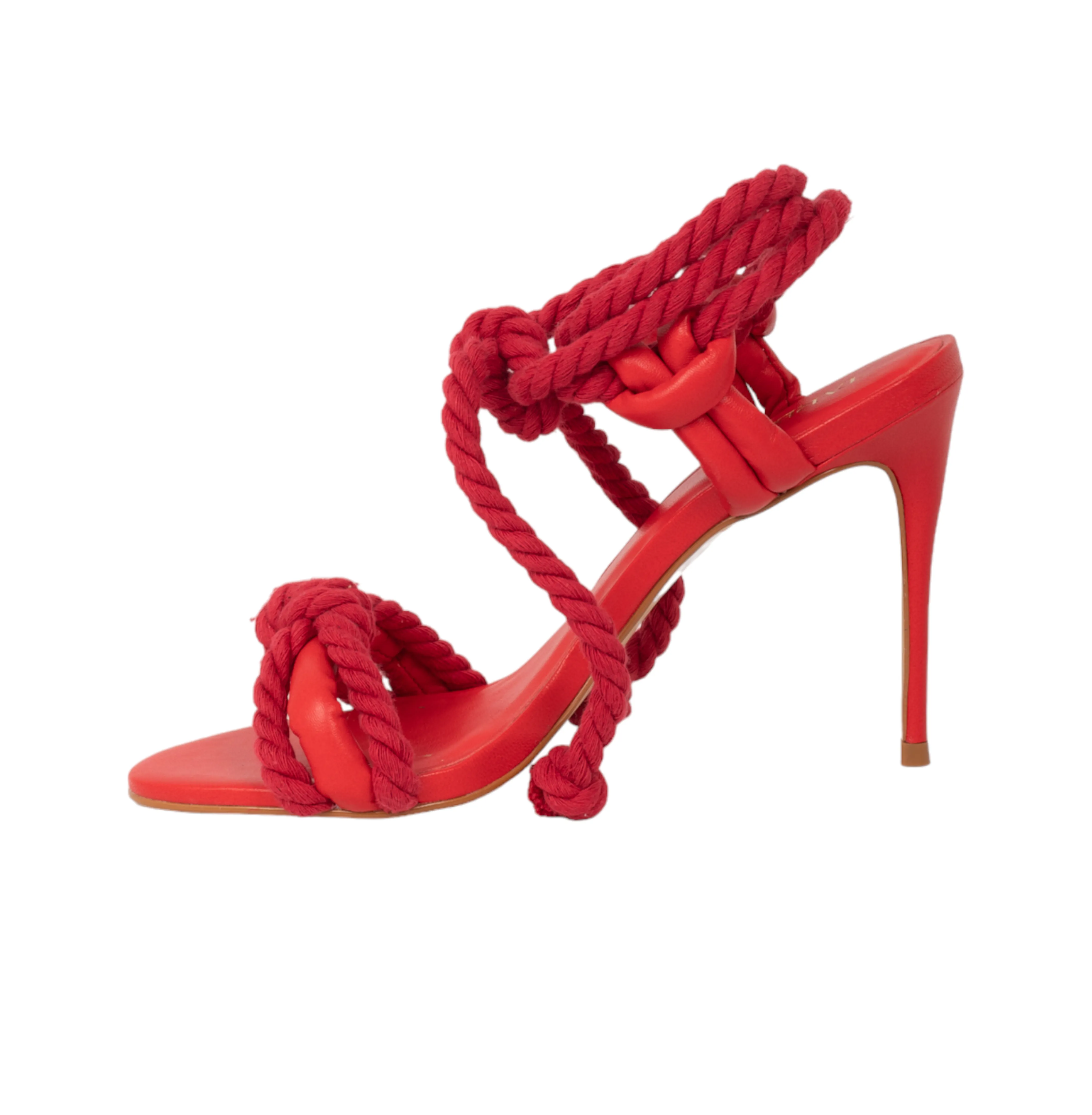 Arenisca High Heel Sandals - Red