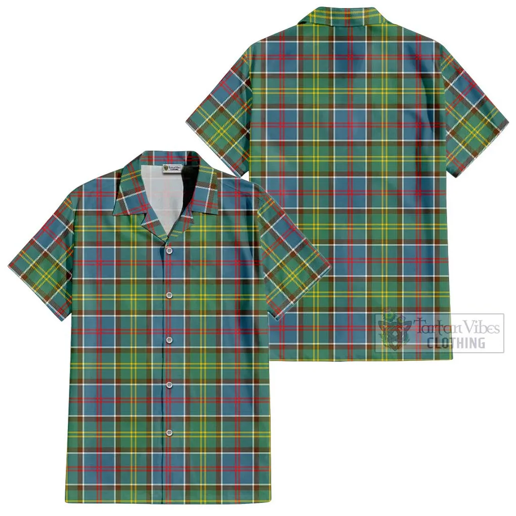 Ayrshire District Tartan Cotton Hawaiian Shirt