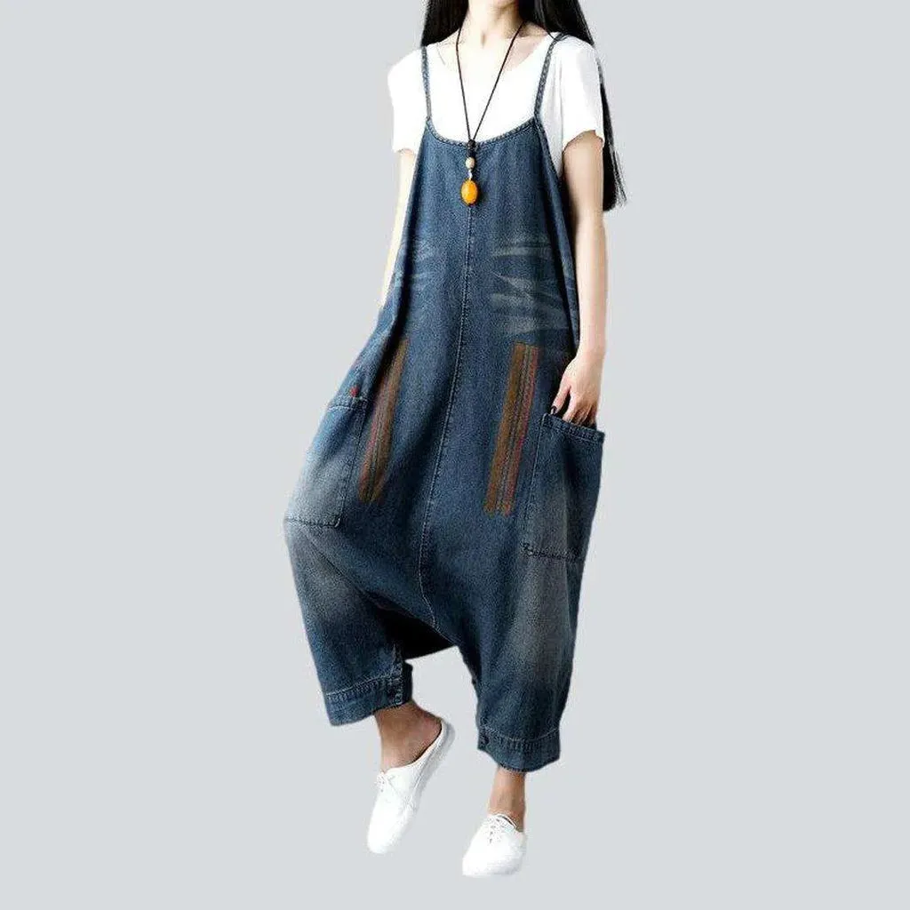 Baggy y2k women's jeans overall