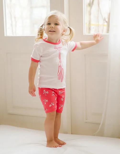 Ballet Shoes Short Sleeve Pajamas