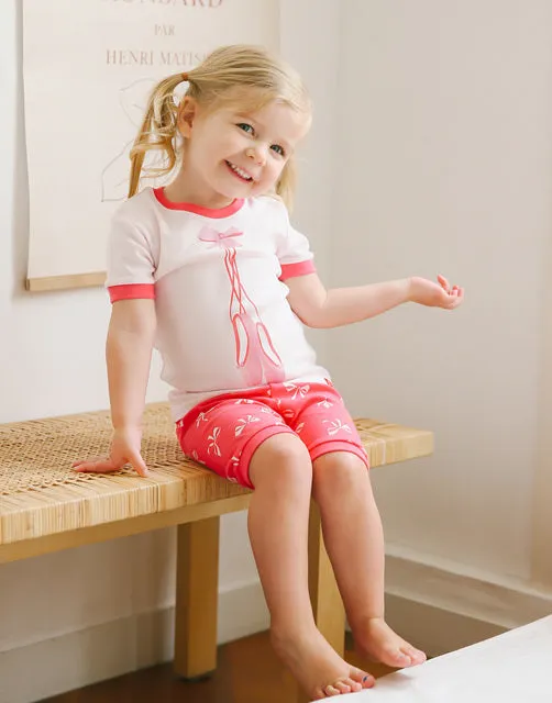 Ballet Shoes Short Sleeve Pajamas