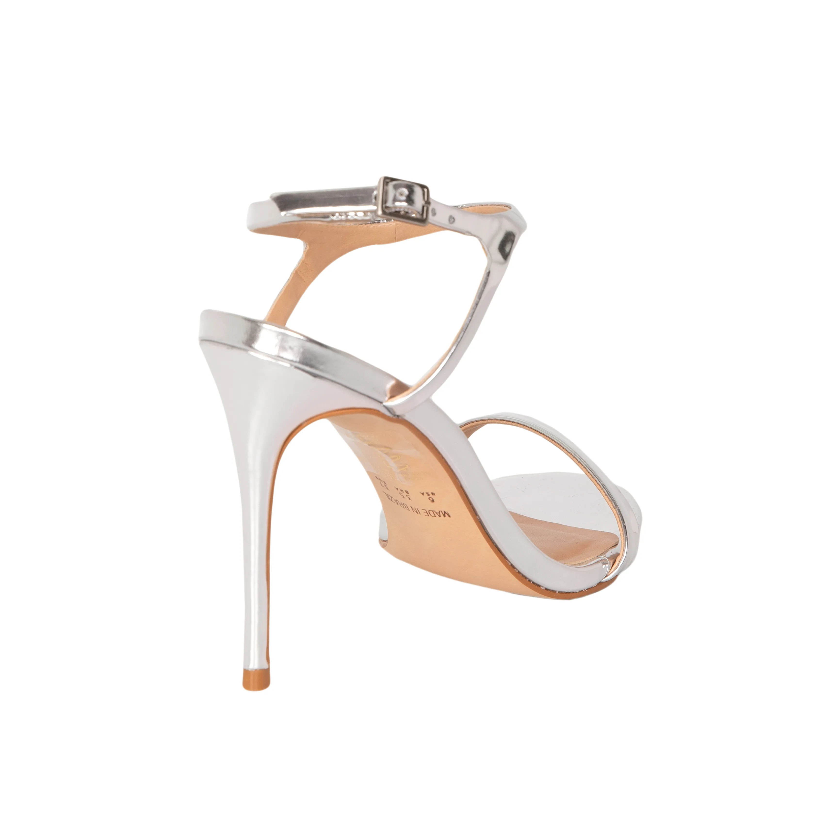 Belisa High Heel Sandals - Silver