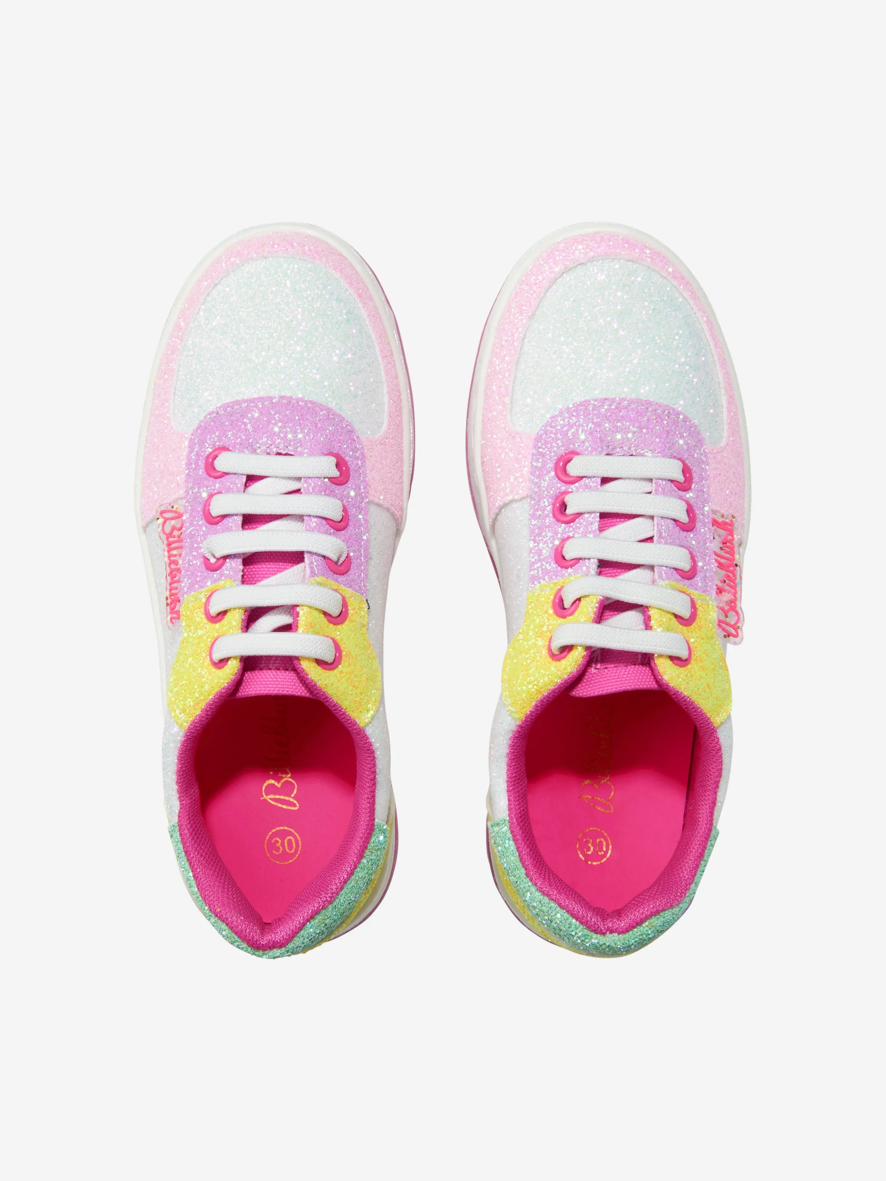 Billieblush Girls Glitter Trainers in Multicolour