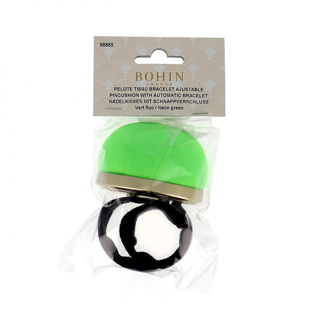 Bohin - Flexible Wrist Pin Cushion - Green