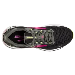 Brooks | Adrenaline GTS 23 | Women's | Black/Gunmetal/Sharp Green