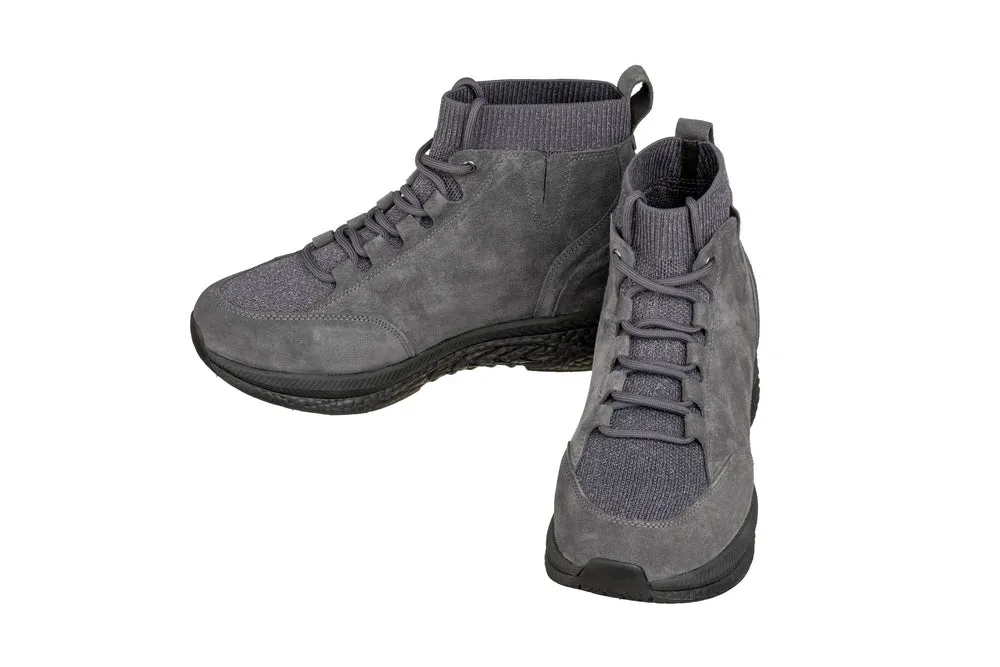 CALTO - S23202 - 3 Inches Taller (Grey) - Sneakers