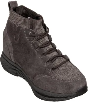 CALTO - S23203 - 3 Inches Taller (Dark Brown) - Sneakers