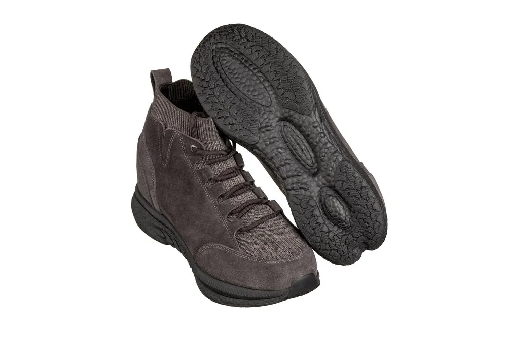 CALTO - S23203 - 3 Inches Taller (Dark Brown) - Sneakers