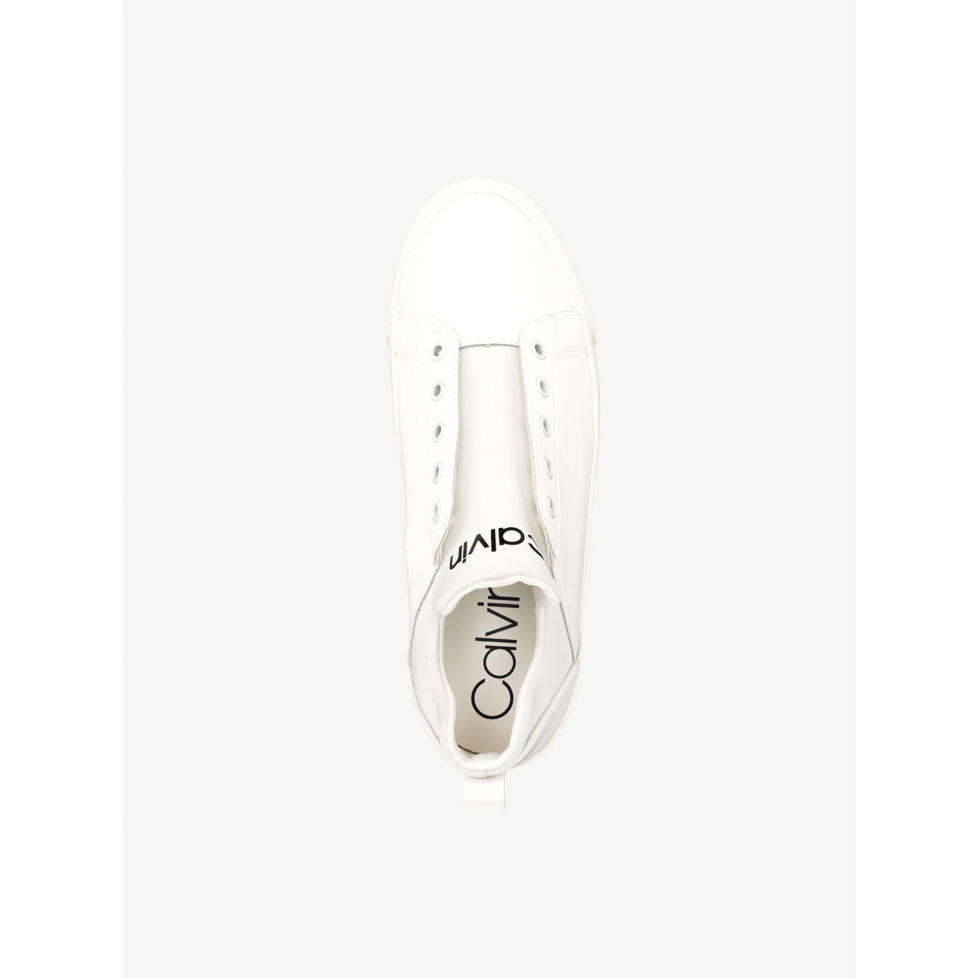 Calvin Klein Valorie Cow Silk Sneakers - Cream