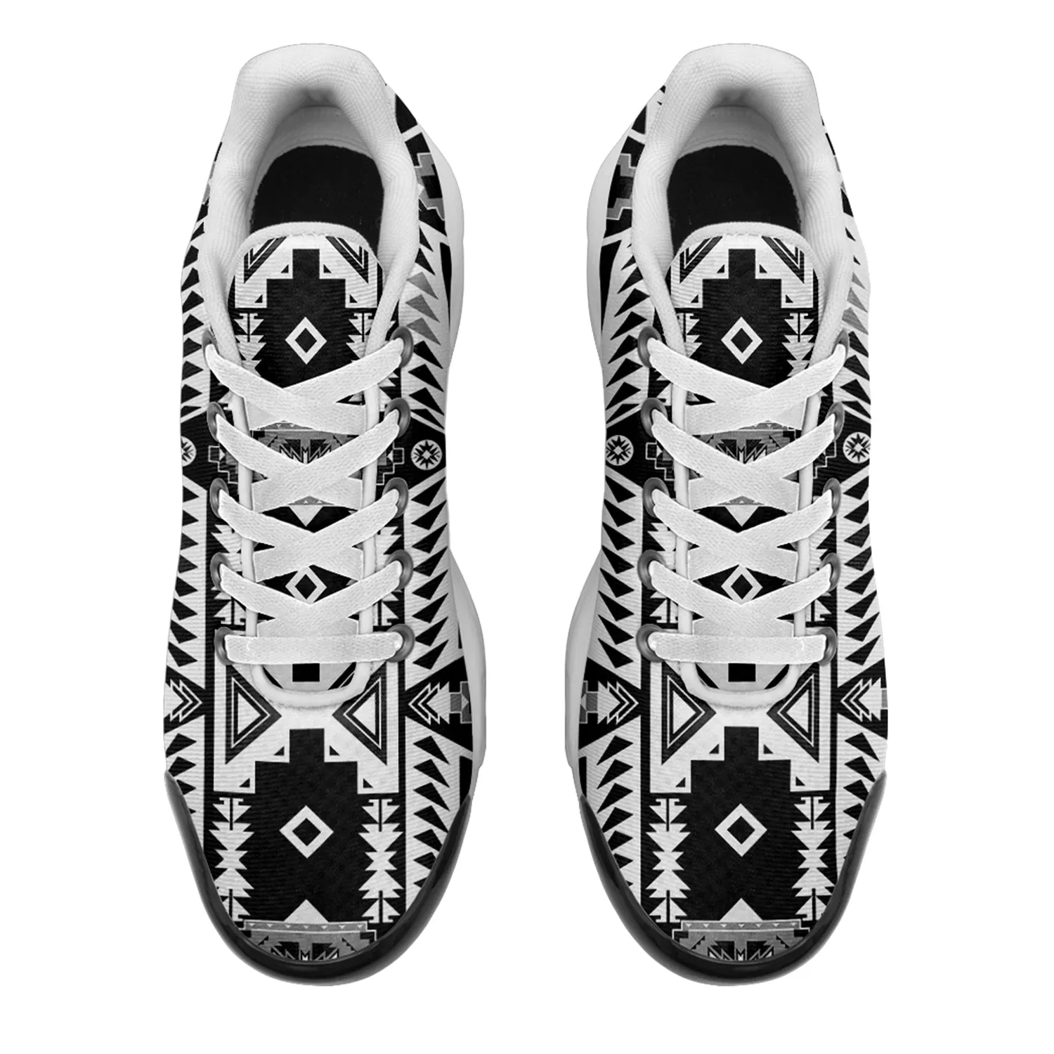 Chiefs Mountain Black and White Niowaa Air Cushion Shoes