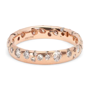 Diamond Confetti Ring in Rose - Size 7 - 11687