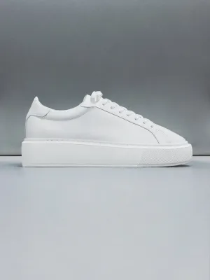 Essential Leather Trainer in White