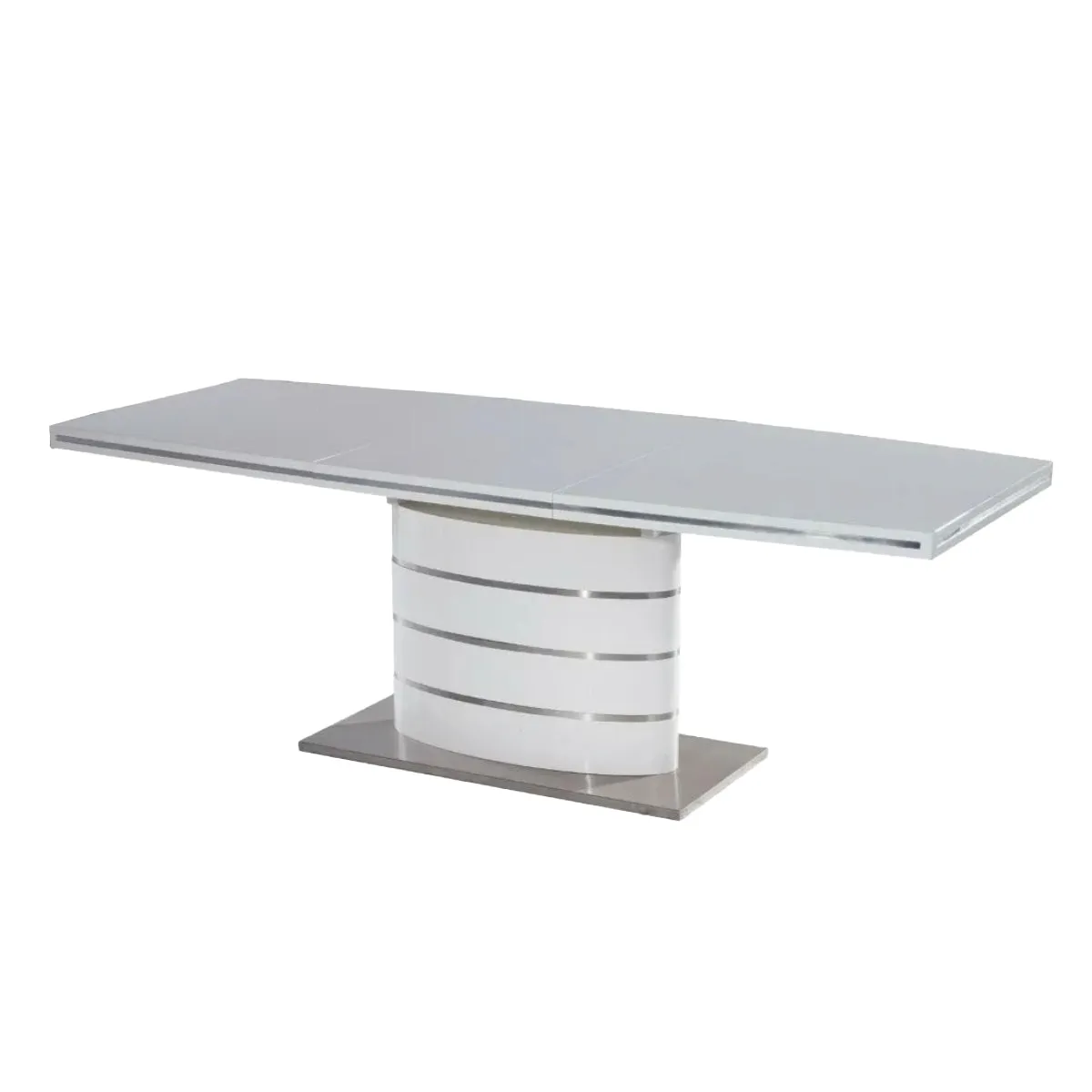 FANO 71" White Extendable Dining Table