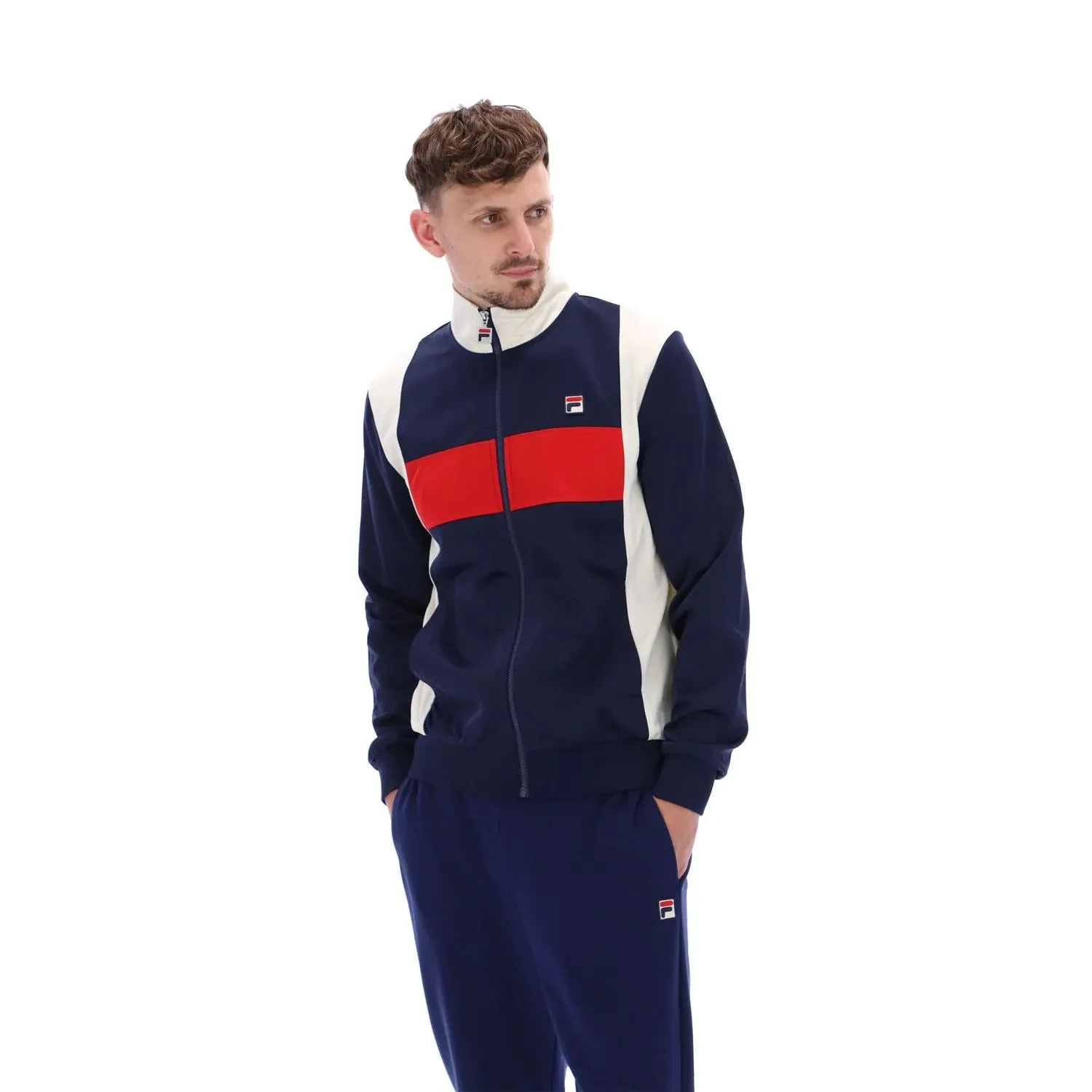 FILA Mens Andre Retro Colour Blocked Track Jacket - FW23MH021