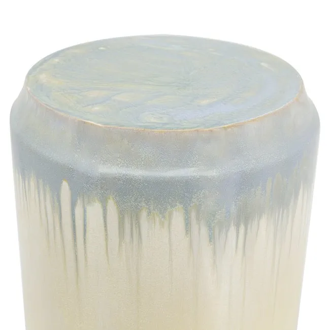 Florence Reactive Glaze Ceramic Stool