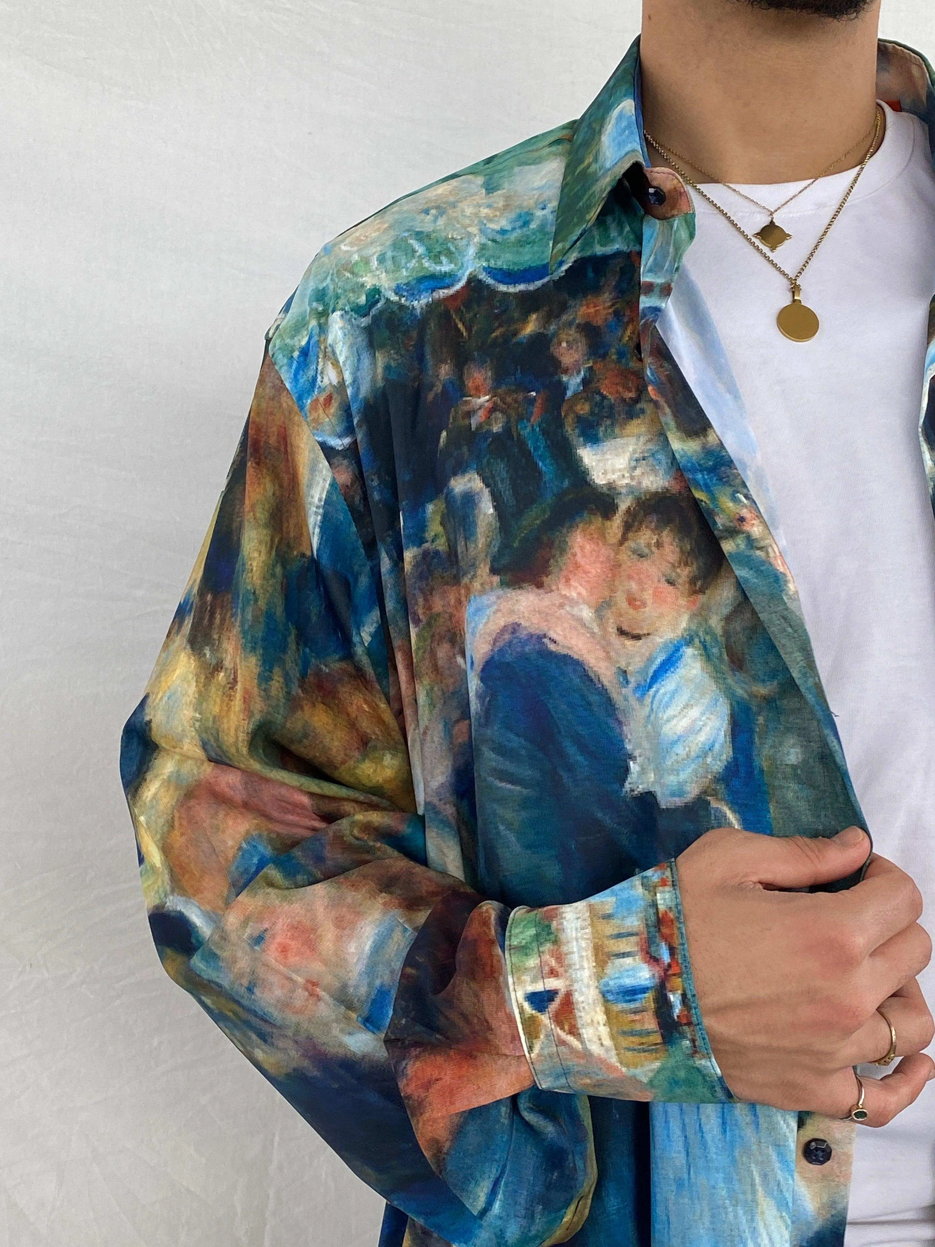 Gorgeous Vintage Christian Couture Printed Shirt