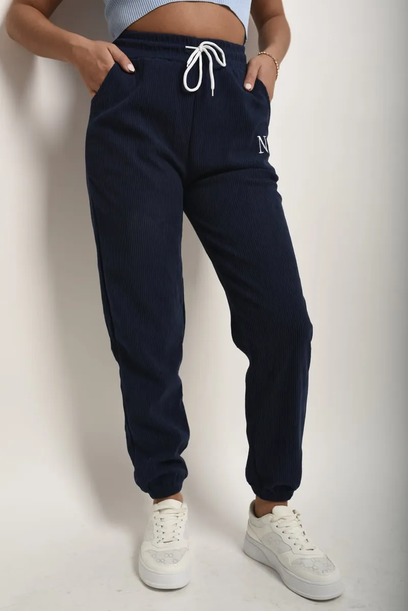 High Waisted Drawstring Trouser With Pockets