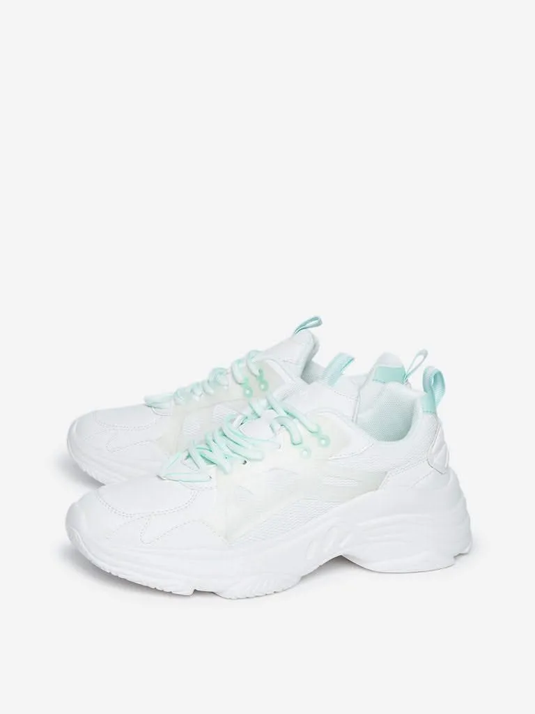 LUNA BLU White Chunky Sneakers