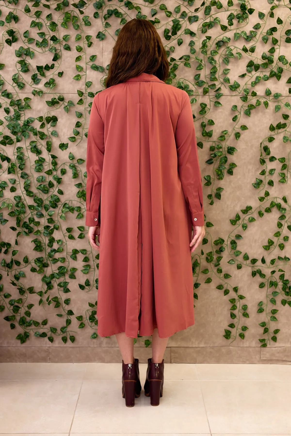 Maaya Medium Length - Vintage Rose Crepe