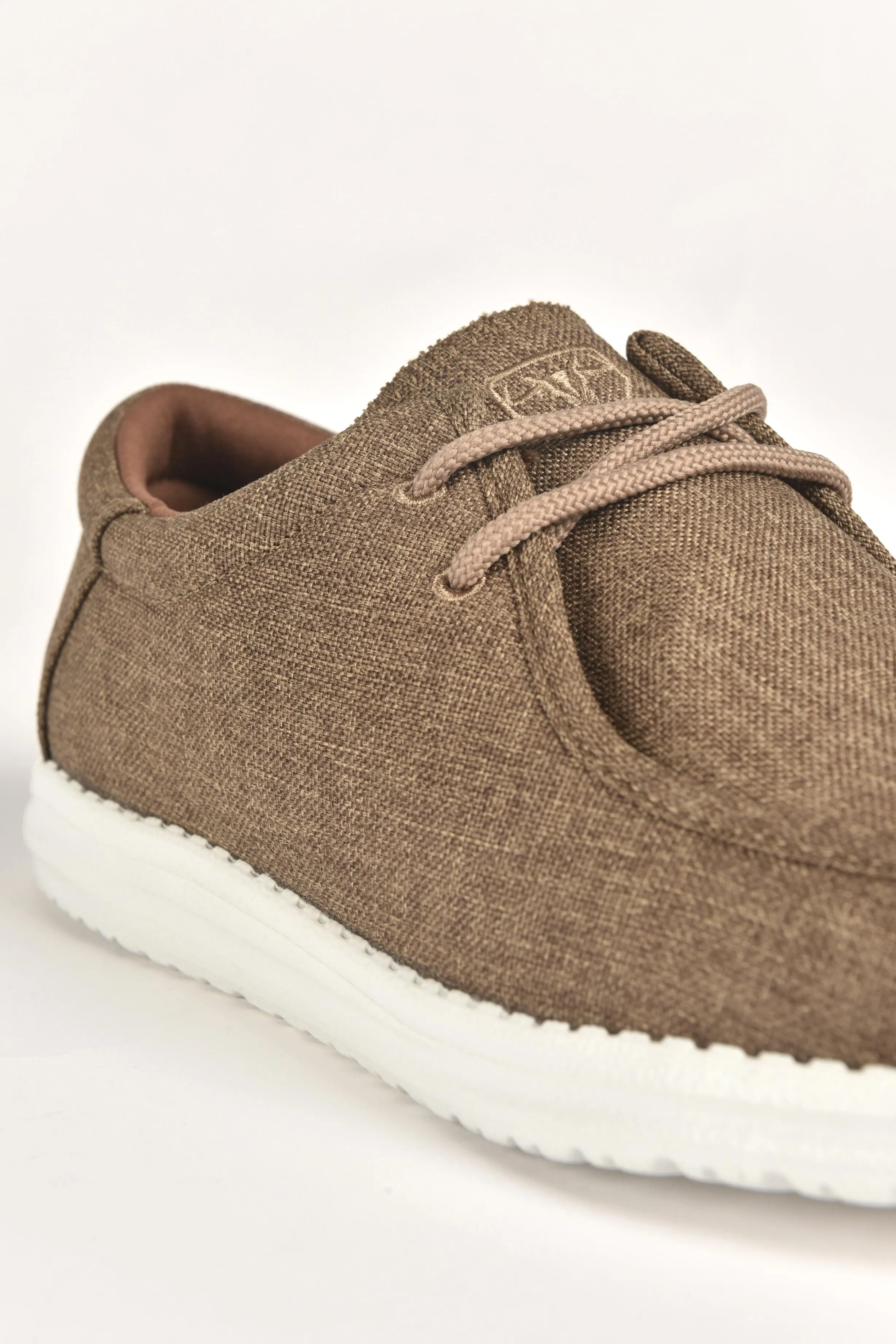 Mens Lightweight Heather Canvas Sneaker