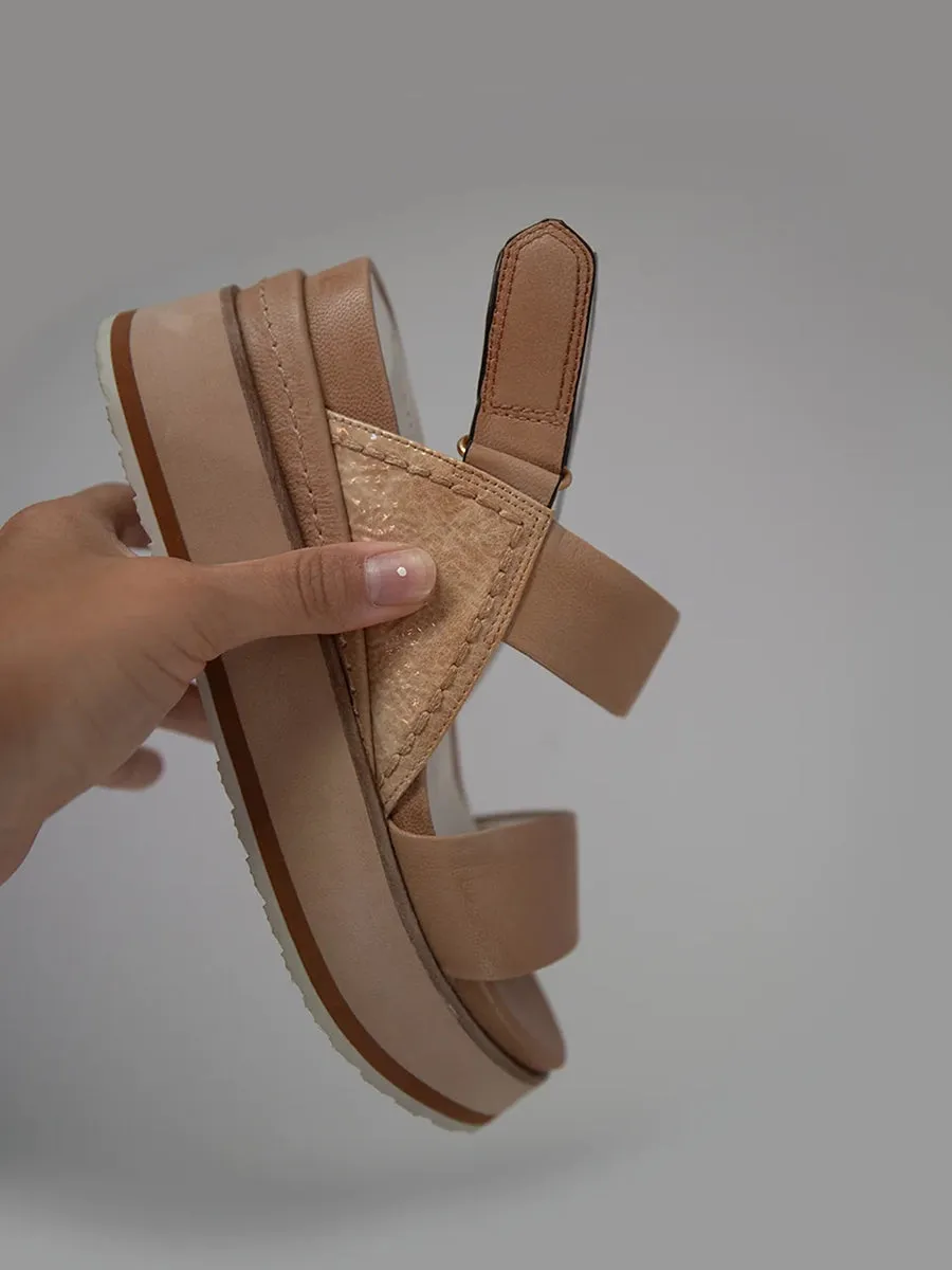 Naked Feet Dimension Platform Sandal