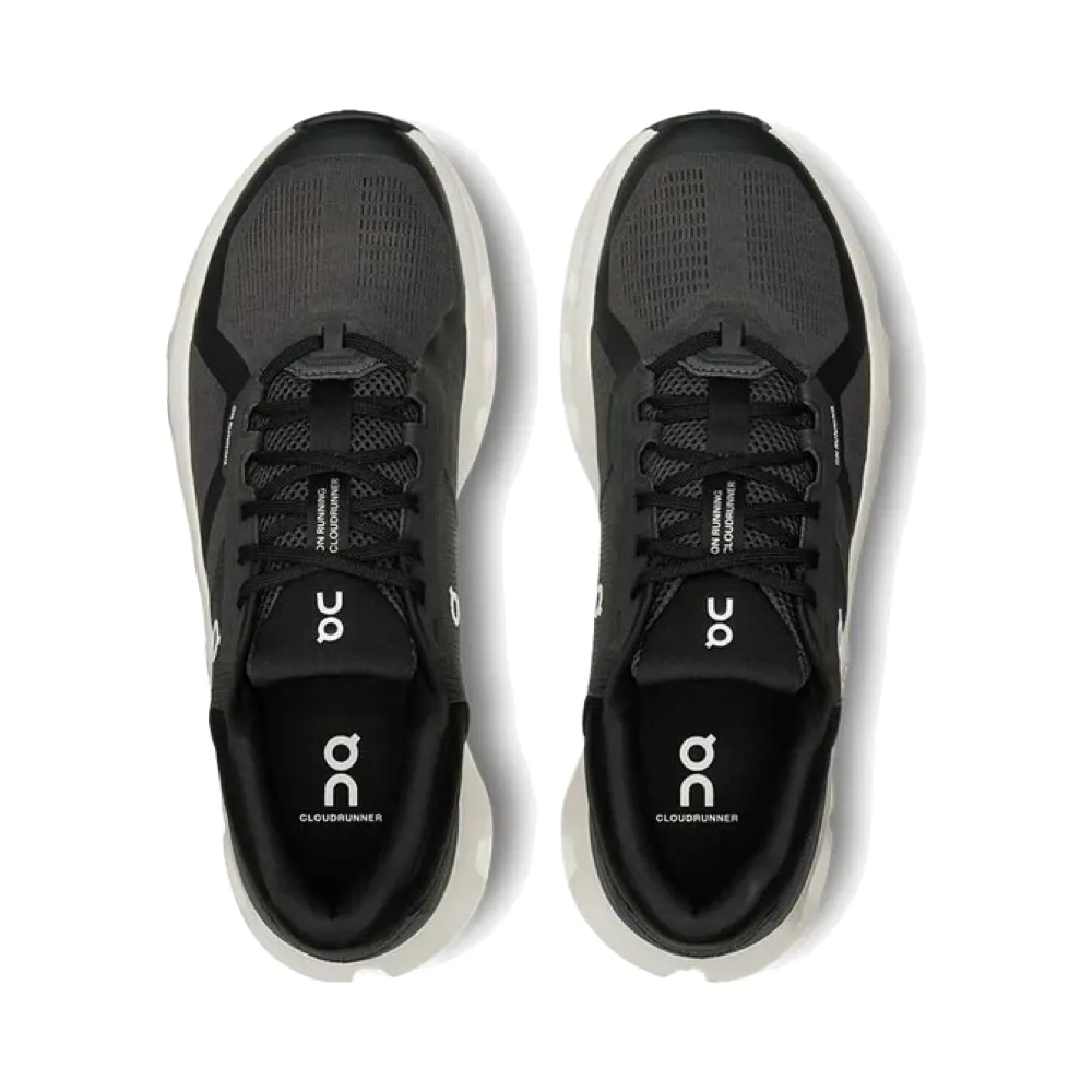 On Men's Cloudrunner 2 Sneaker in Eclipse/Black