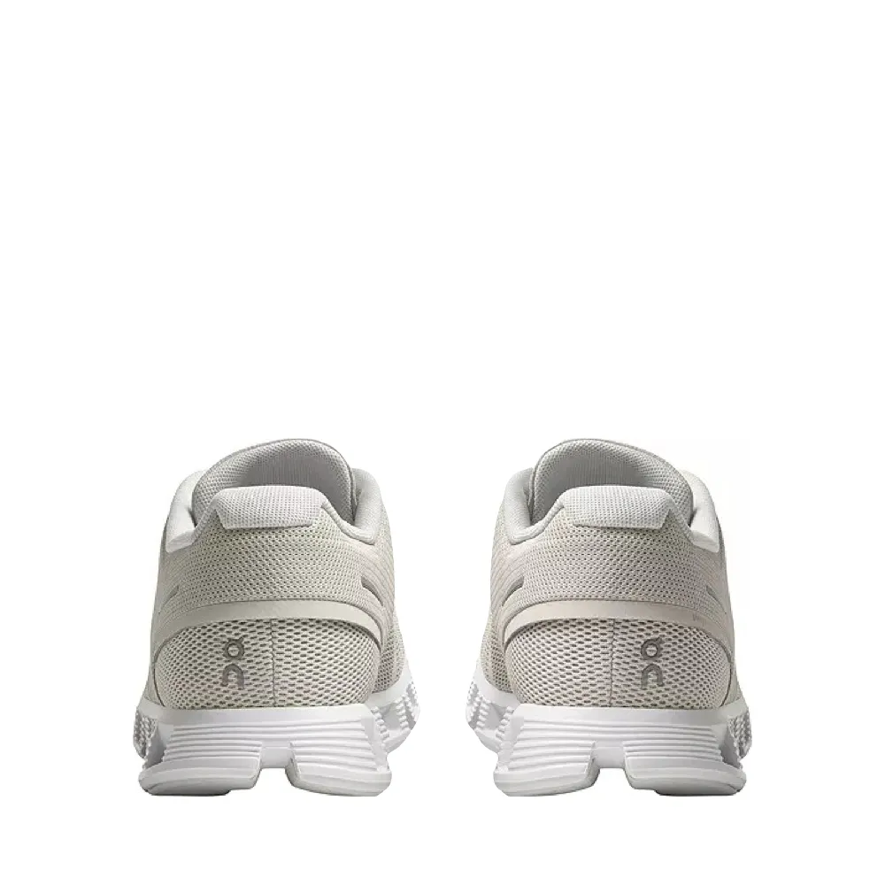 On Women's Cloud 5 Sneaker in Pearl/White