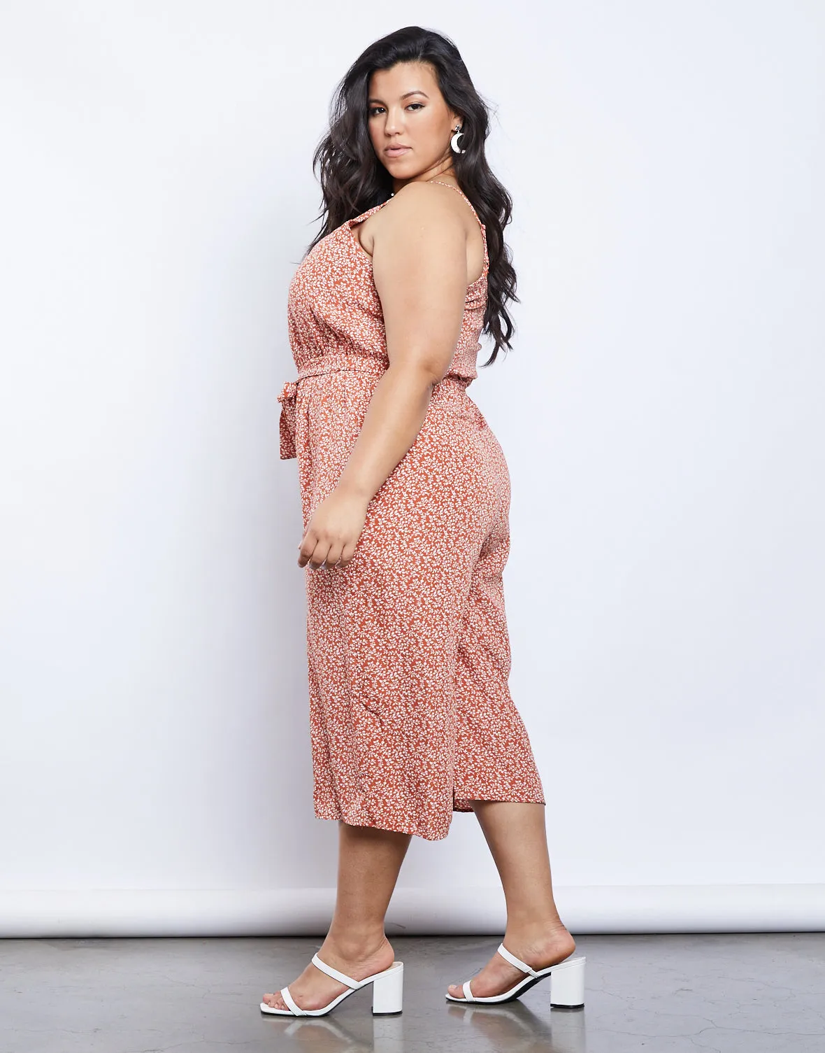 Plus Size Faye Floral Jumpsuit