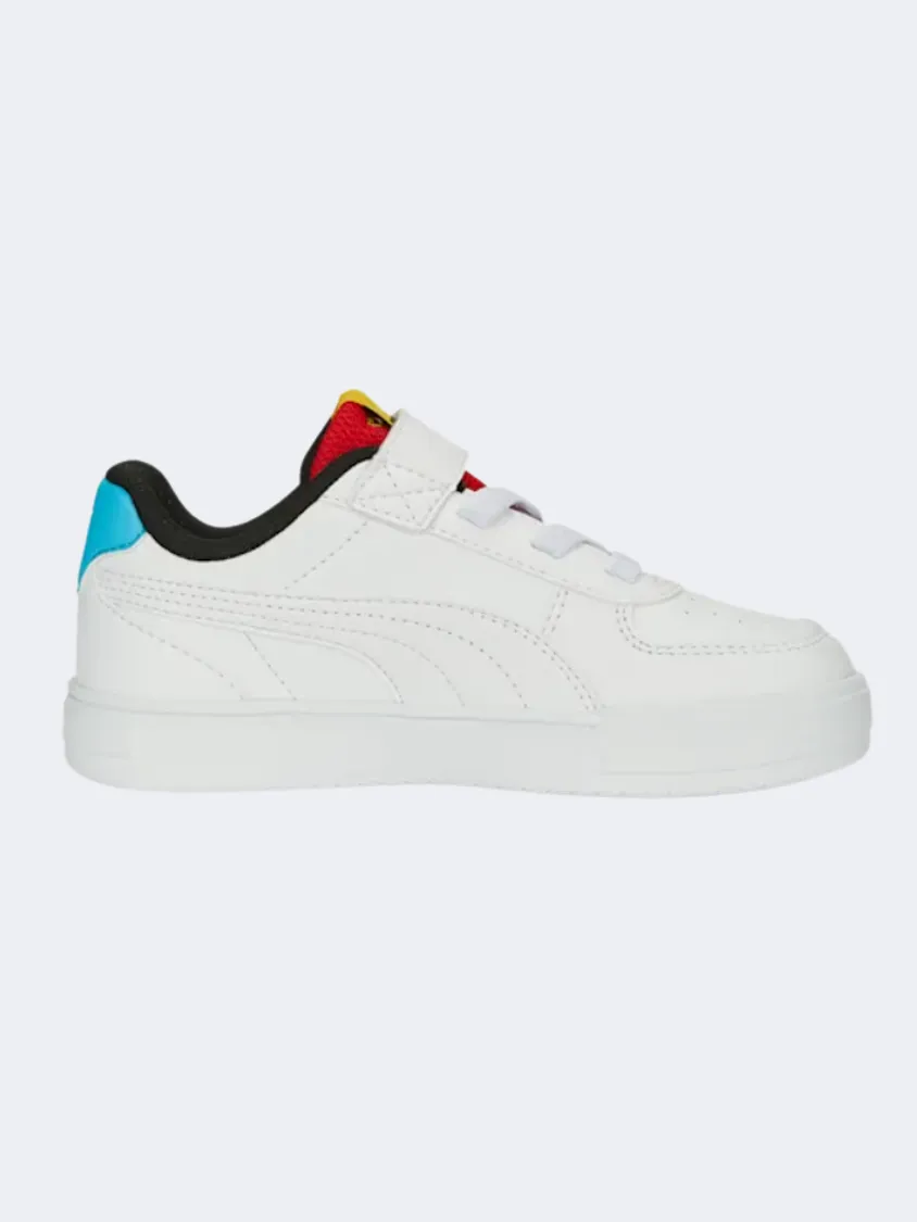 Puma Caven Brand Love Ps-Boys Lifestyle Shoes White/Black