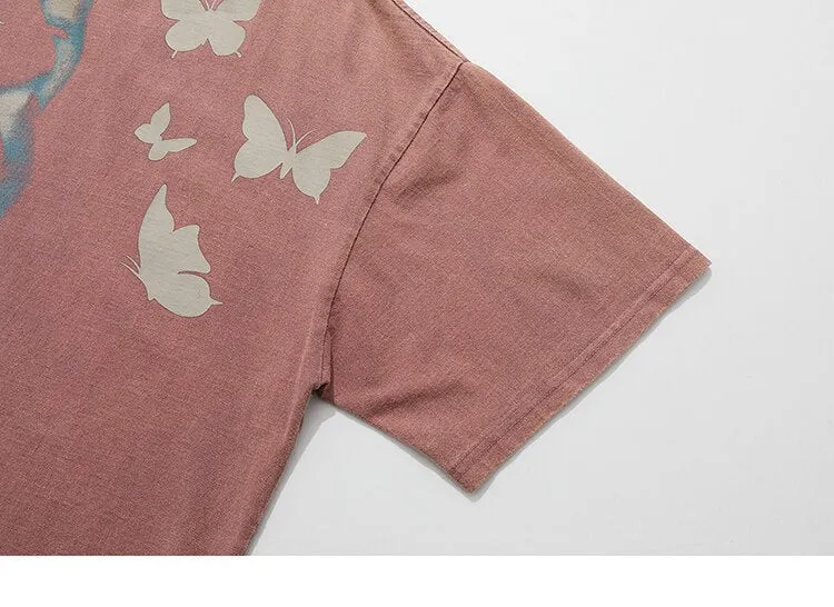 Shadow Butterflies Vintage Wash T-Shirt