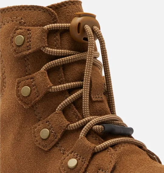 Sorel Explorer Kid's Waterproof Boot - Velvet Tan, Chalk