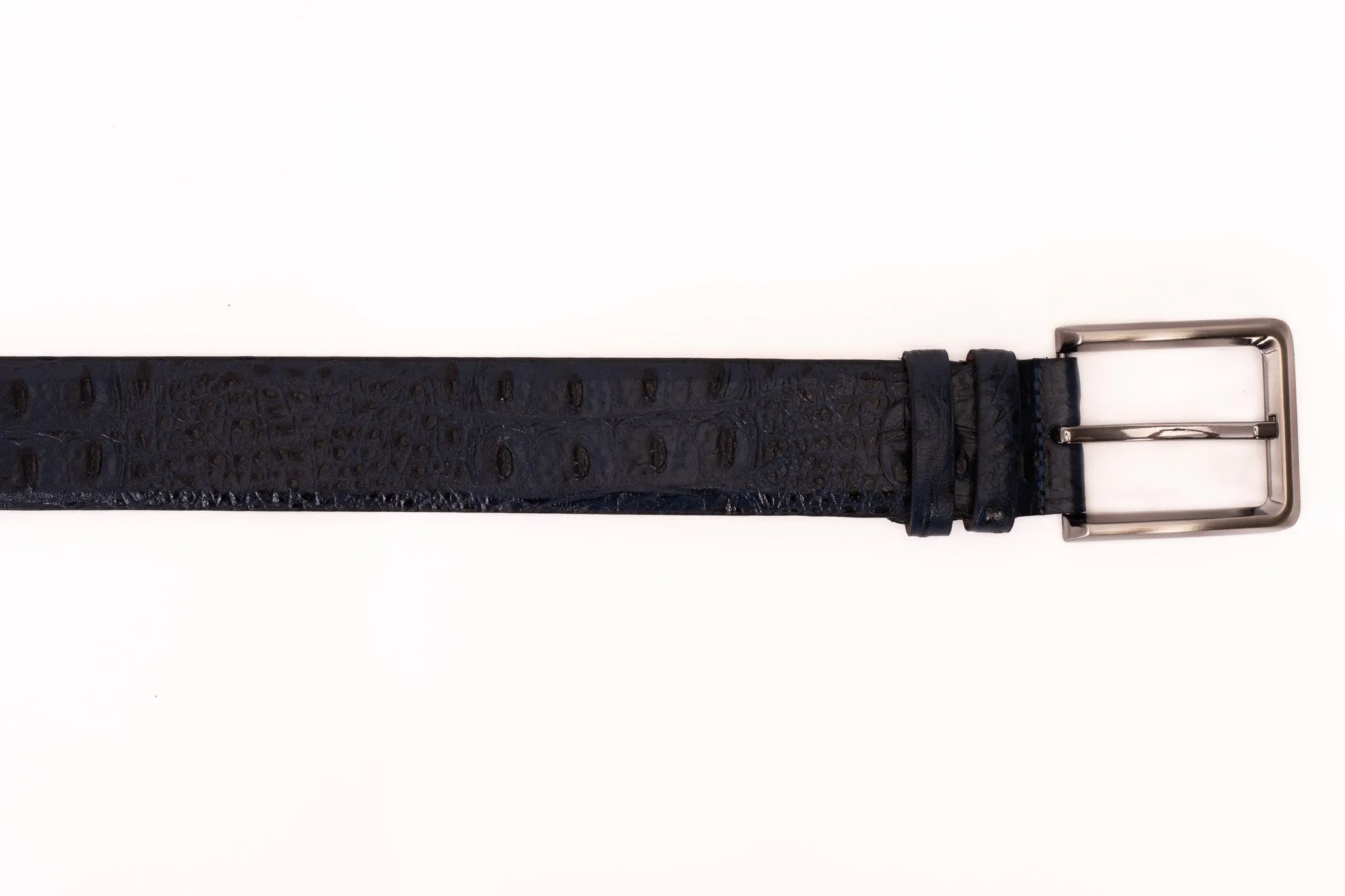 The Savamala  Blue Leather Belt