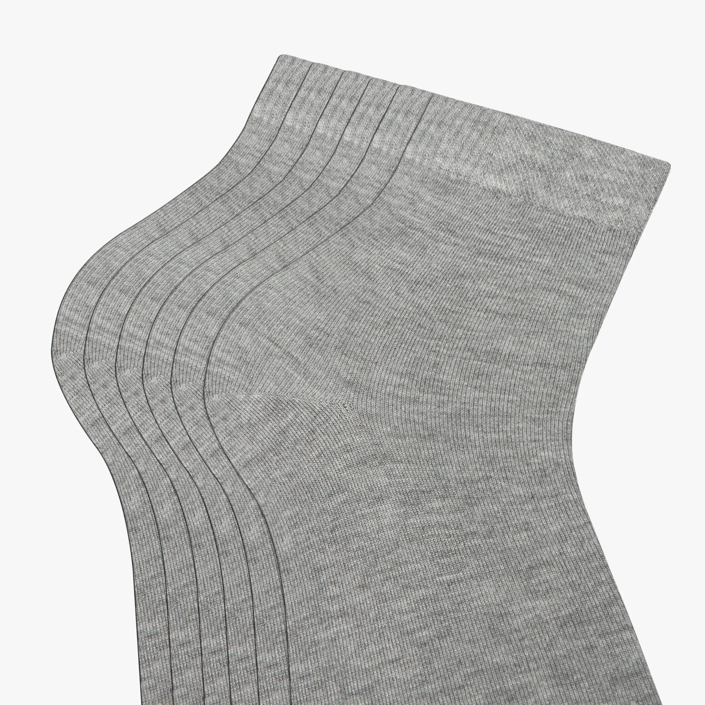 Womens Bamboo Dress Socks | Quarter Crew Length | 6 Pack