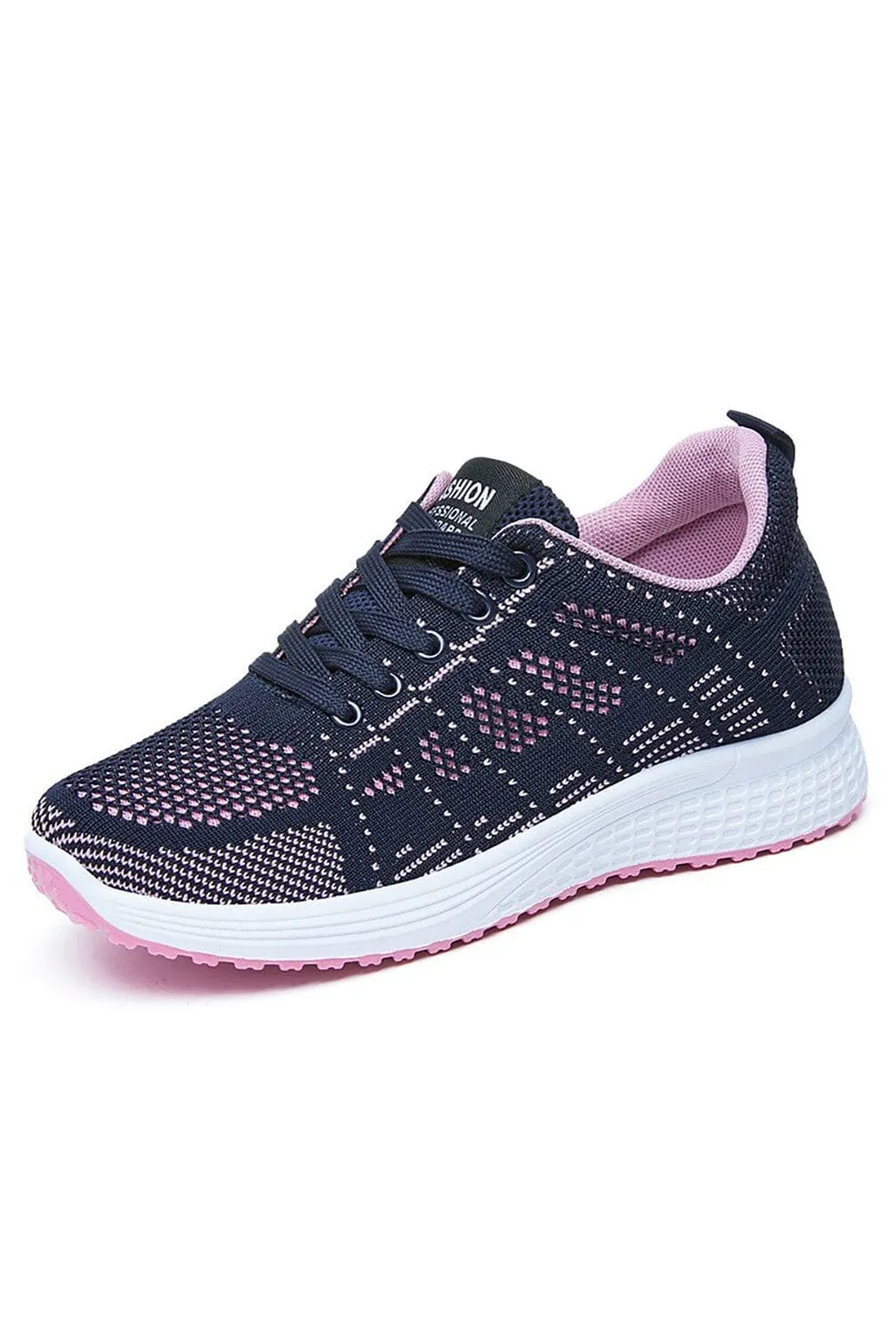 Women's Breathable Mesh Lace-Up Sneakers