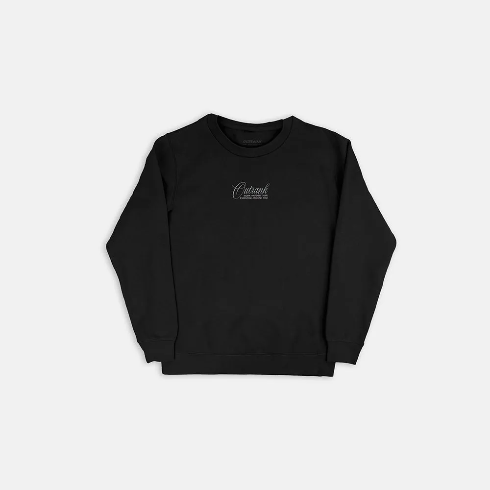 Work Harder Embroidered Crewneck Fleece