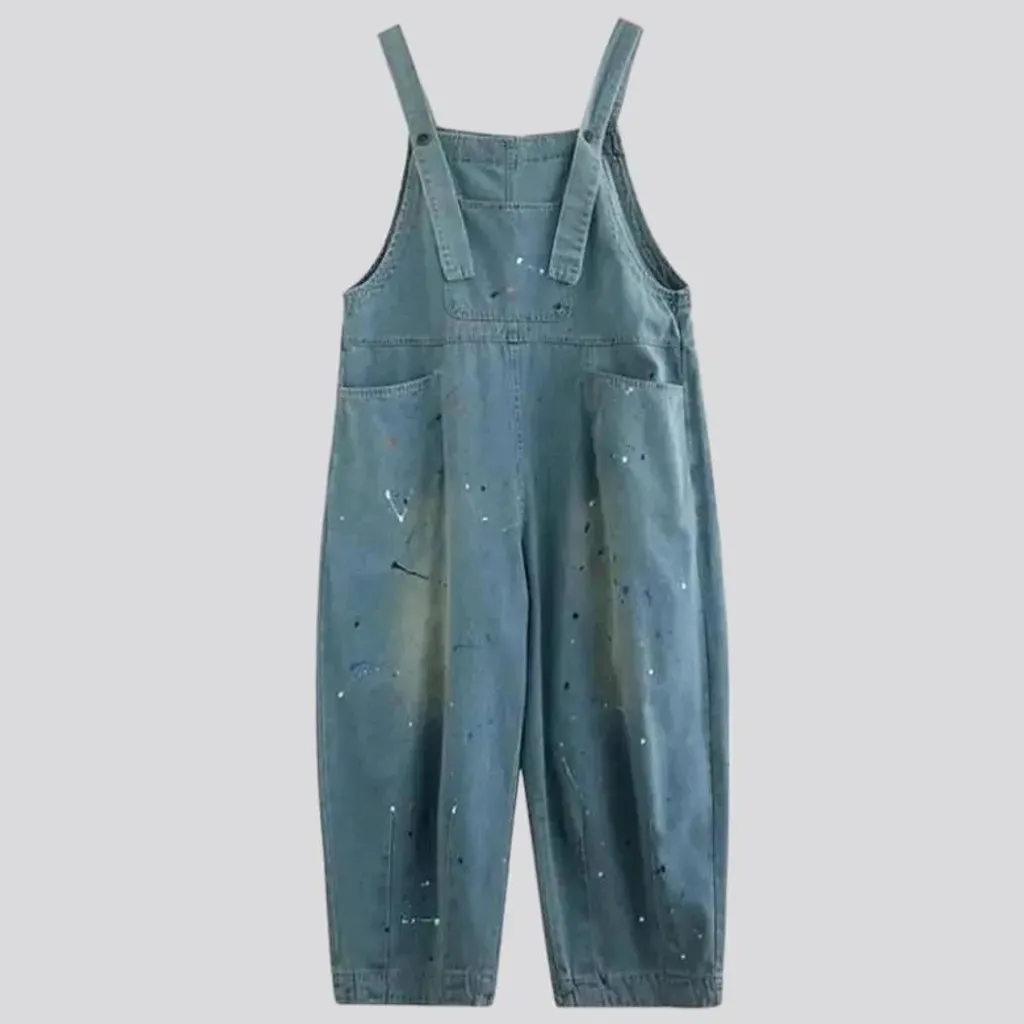 Y2k denim women's vintage dungaree