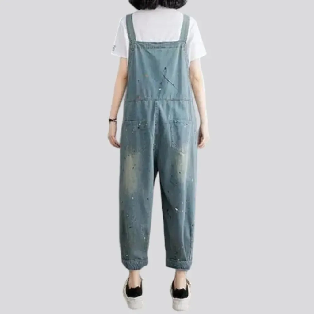 Y2k denim women's vintage dungaree